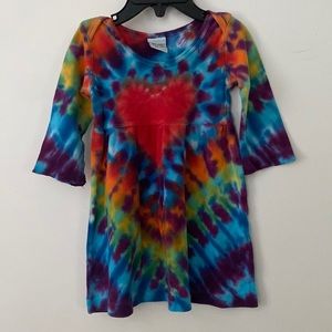 Psychedelic Heart Tie Dye from the Farm
